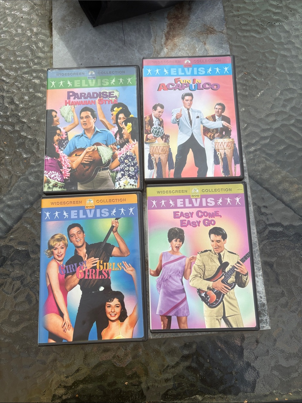 Classic Elvis Widescreen DVD Collection — Pink, Blue & Green Covers